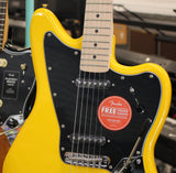 Squier FSR Affinity Jaguar Electric Guitar Limited Graffiti Yellow