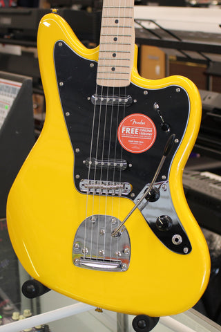 Squier FSR Affinity Jaguar Electric Guitar Limited Graffiti Yellow