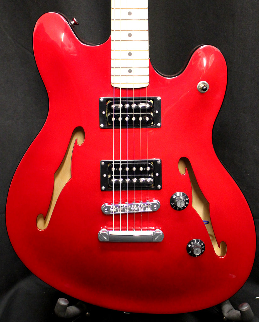 Squier Affinity Starcaster Hollowbody Electric Guitar Candy Apple Red