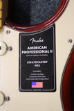 Fender American Professional II Stratocaster Roasted Pine Electric Guitar Sienna Sunburst w/Case
