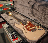 Fender Limited American Professional II Stratocaster Thinline Electric Guitar Transparent Shell Pink w/Case