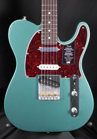 Fender American Professional Classic HotShot Telecaster Rosewood Faded Sherwood Green Metallic w/Gigbag