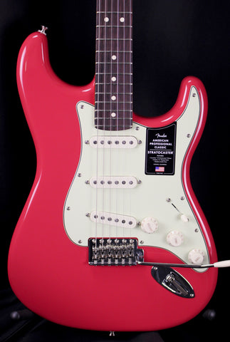 Fender American Professional Classic Stratocaster Rosewood Faded Dakota Red w/Gigbag