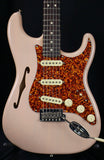 Fender Limited American Professional II Stratocaster Thinline Electric Guitar Transparent Shell Pink w/Case