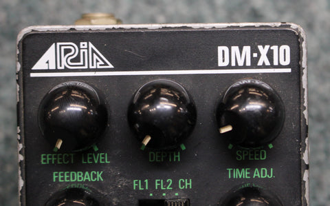 aria chorus pedal Aria DM-X10 Chorus Flanger Made In Japan Guitar Effects Pedal Working – Dr. Guitar Music