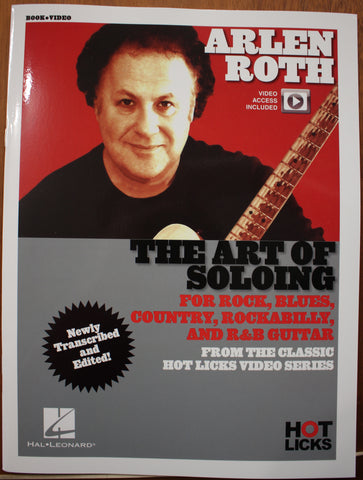 Arlen Roth – The Art of Soloing Instructional Book Hot Licks Audio Online