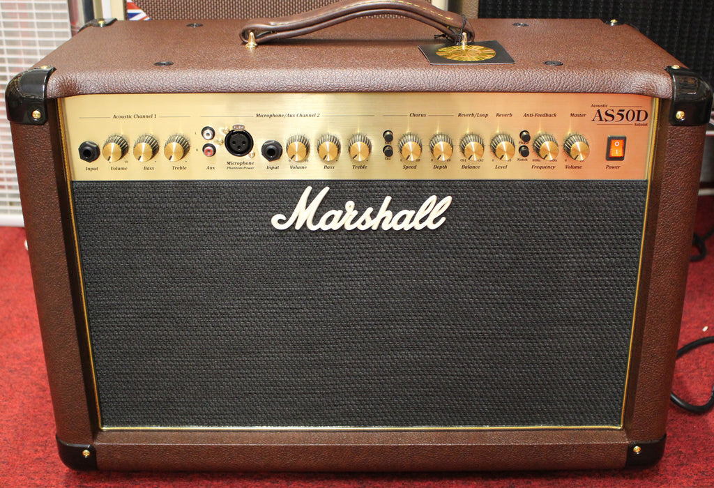 Marshall AS50D 50 Watt Acoustic Guitar Amplifier Combo