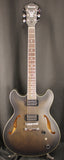 Ibanez Artcore AS53 Semi-Hollow Electric Guitar Flat Transparent Black