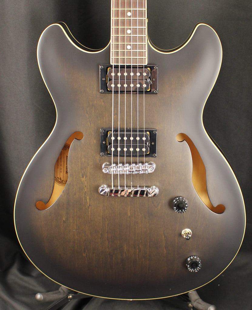 Ibanez Artcore AS53 Semi-Hollow Electric Guitar Flat Transparent Black