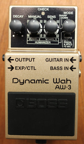 Boss AW-3 Dynamic Wah Guitar Effects Peda