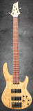 ESP LTD B-205SM Spalted Maple Electric 5 String Bass Guitar Satin Natural