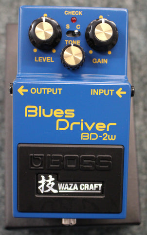 Boss BD-2W Japan Blues Driver Waza Craft Guitar Effects Pedal