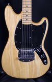 2021 Fender Ben Gibbard Signature Mustang Maple Fingerboard Electric Guitar Natural w/Gigbag