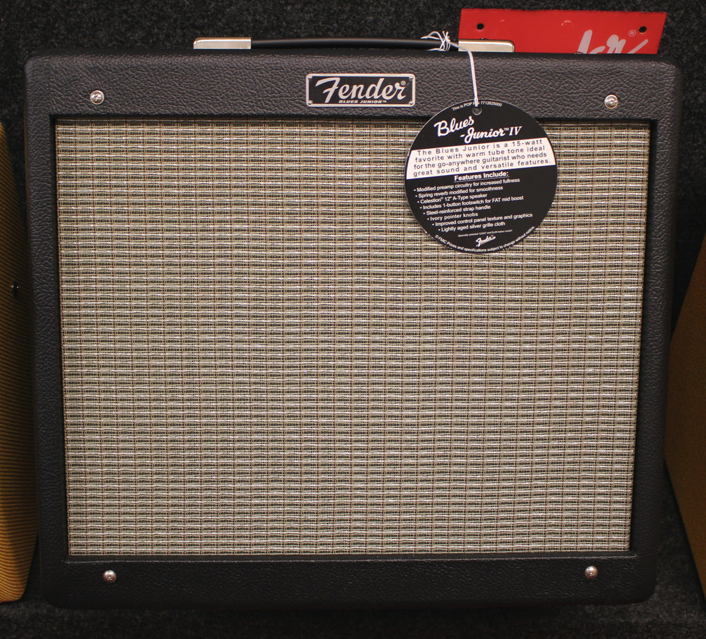 2025 Fender Blues Junior IV 15 Watt 1x12 Tube Guitar Combo Amp w/Footswitch Black