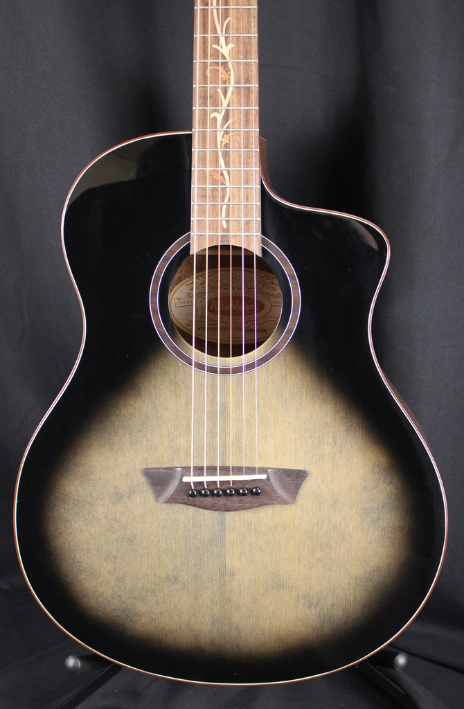 Washburn Bella Tone Vite S9VCE Acoustic-Electric Guitar Charcoal Burst