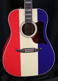 Fender Limited Edition Buck Owens Kingman Acoustic Electric Guitar Red White Blue w/Case