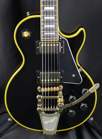 Epiphone Joe Bonamassa '59 Les Paul Custom Electric Guitar Antique Ebony w/Case