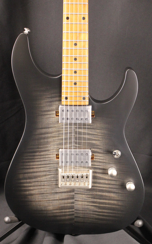 Schecter C-1 Standard Plus Electric Guitar Transparent Black Burst