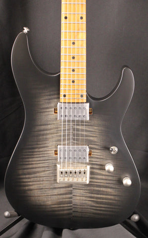 Schecter C-1 Standard Plus Electric Guitar Transparent Black Burst