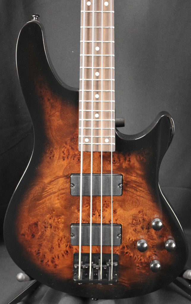 Schecter Guitar Research C-4 Standard Electric Bass Guitar Tobacco Burl