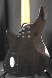 Schecter Guitar Research C-4 Standard Electric Bass Guitar Tobacco Burl