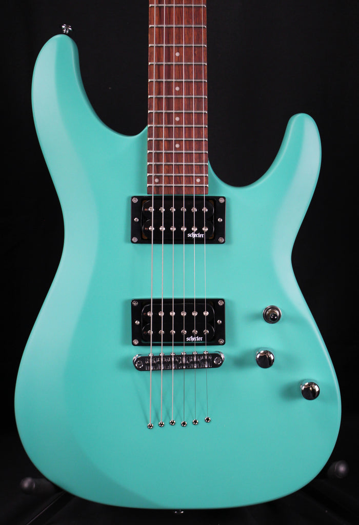 Schecter C-6 Deluxe Electric Guitar Satin Aqua