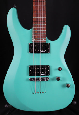 Schecter C-6 Deluxe Electric Guitar Satin Aqua