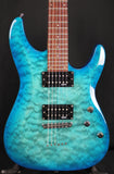 2022 Schecter C-6 Plus Electric Guitar Ocean Blue Burst