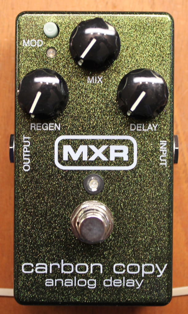 mxr carbon copy delay pedal Mxr M169 Carbon Copy Analog Delay Guitar Effects Pedal, Dark Green