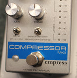 Empress Effects Compressor MKII Guitar Effects Pedal Silver Sparkle