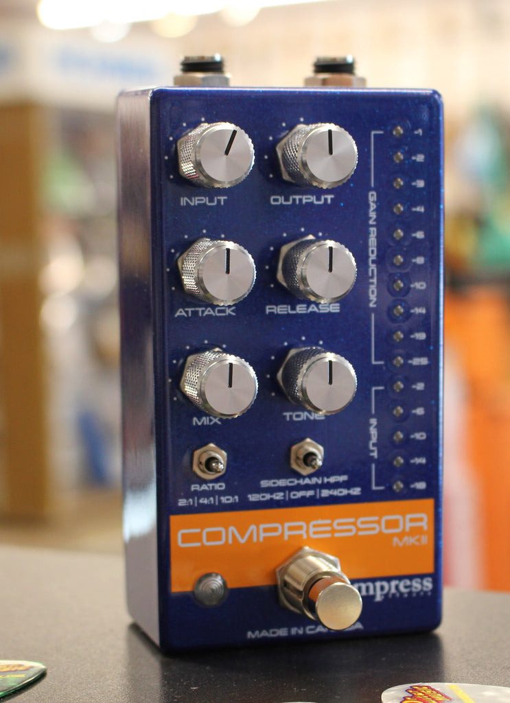 Empress Effects Compressor MKII Guitar Effects Pedal Blue