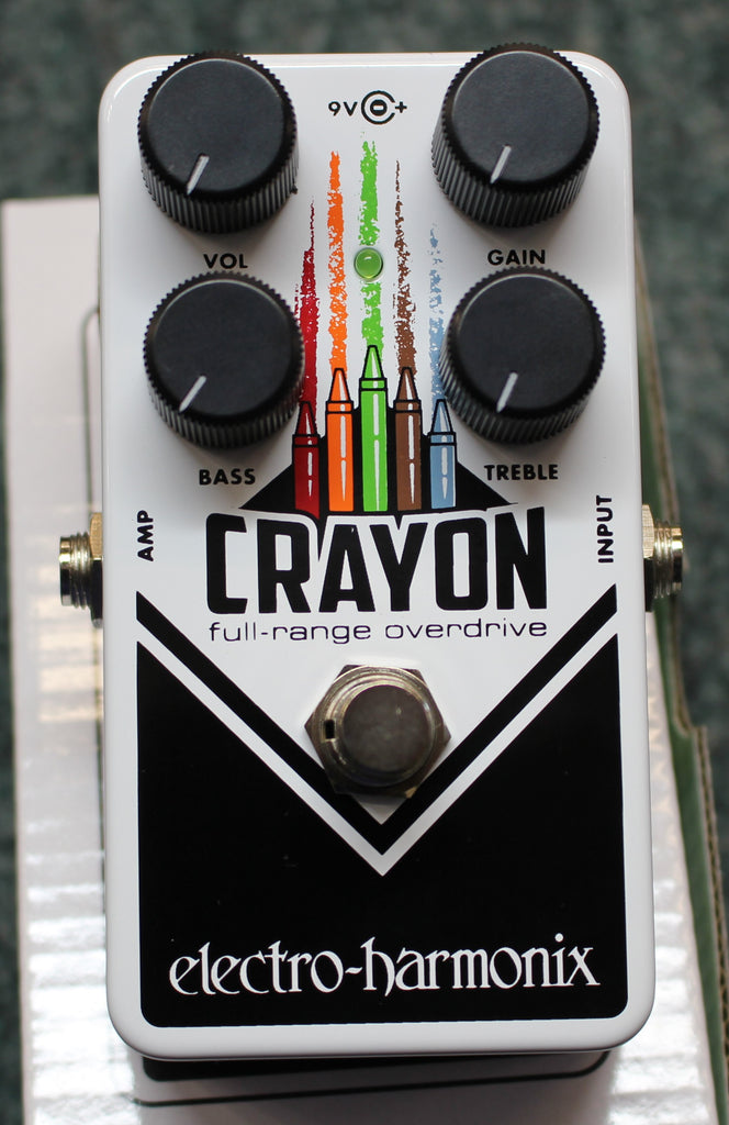 Electro-Harmonix Crayon Full Range Overdrive Guitar Effects Pedal w/Box - Dr. Guitar Music