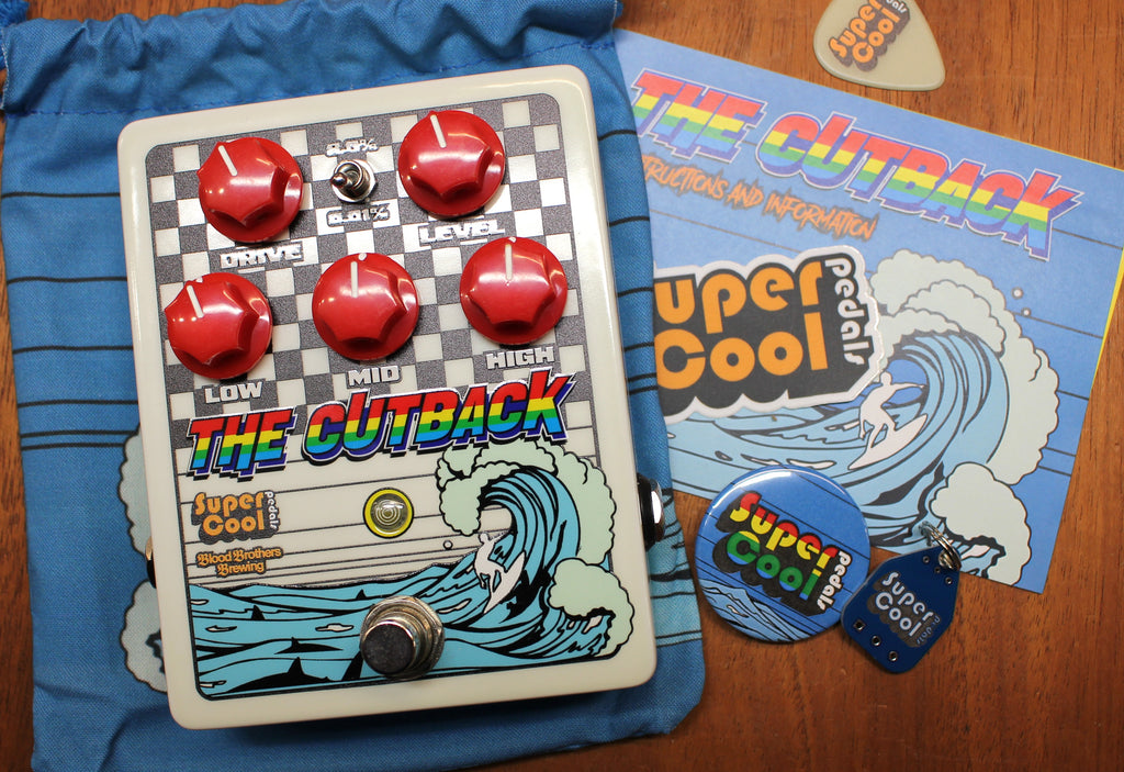 Supercool Pedals The Cutback Overdrive Guitar Effects Pedal