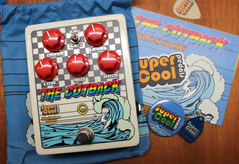 Supercool Pedals The Cutback Overdrive Guitar Effects Pedal