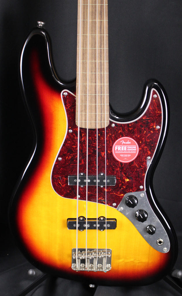 Squier Classic Vibe 60's Jazz Bass Fretless Electric Bass Guitar 3 Color Sunburst
