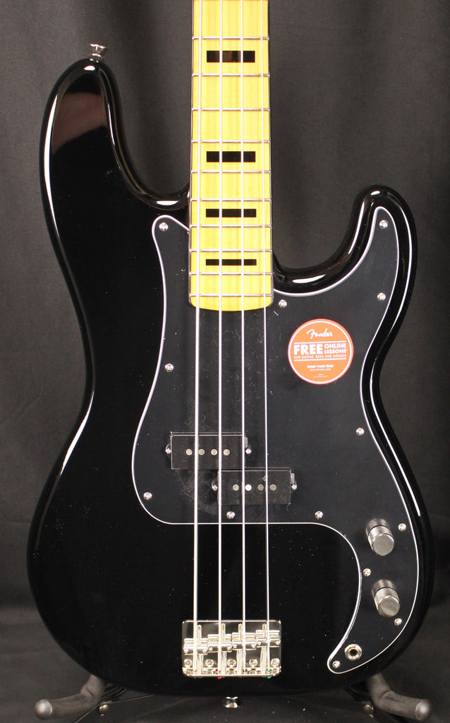 Squier Classic Vibe 70's Precision Bass Maple Fingerboard Electric Bass Guitar Black