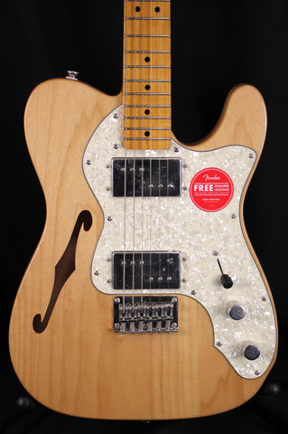 Squier Classic Vibe '70s Telecaster HH Thinline Electric Guitar Natural