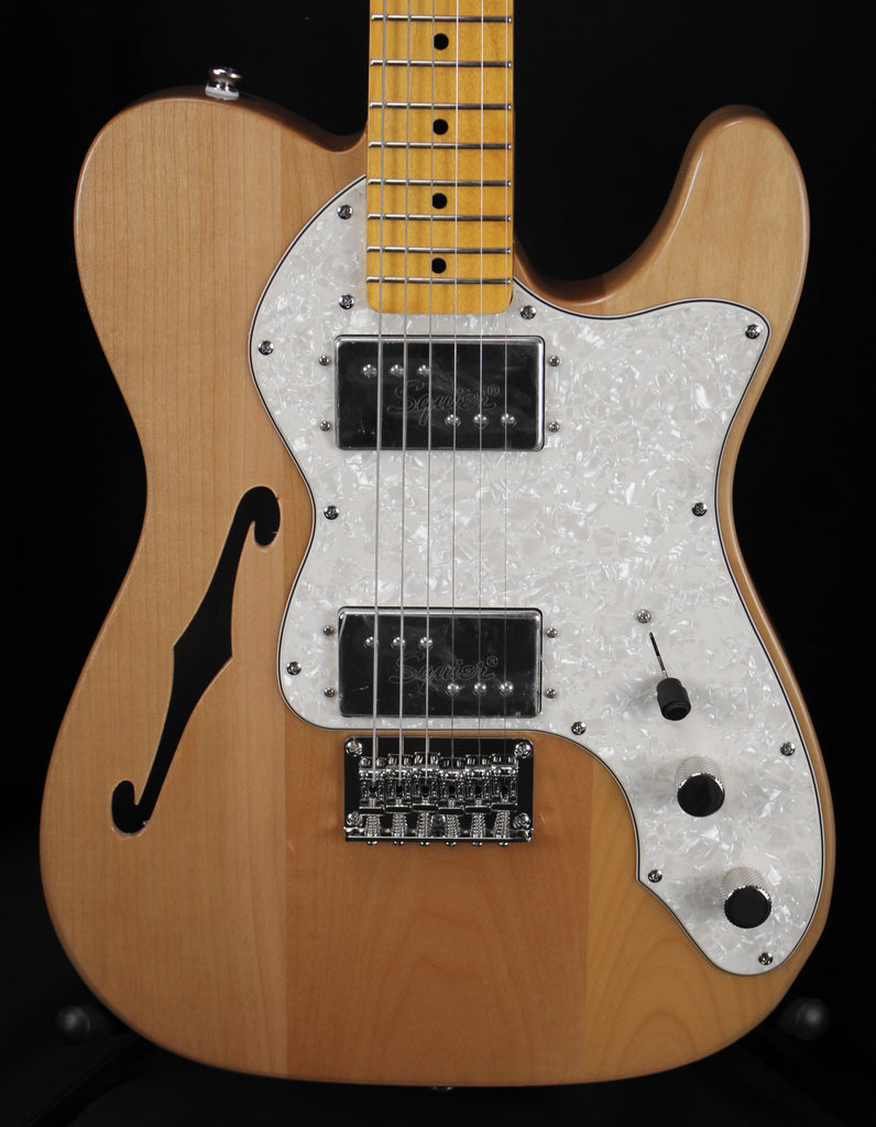 Squier Classic Vibe 70's Telecaster Thinline Maple Fretboard Electric Guitar Natural 7lbs