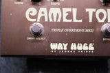 Way Huge WHE209 Camel Toe MkII Triple Overdrive Brown Guitar Effects Pedal