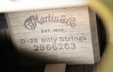2025 Martin USA Billy Strings Signature D28 Spruce Rosewood Acoustic Guitar Natural w/Case
