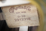2025 Martin USA Standard D-28 Spruce Rosewood Dreadnought Acoustic Guitar Natural w/Case