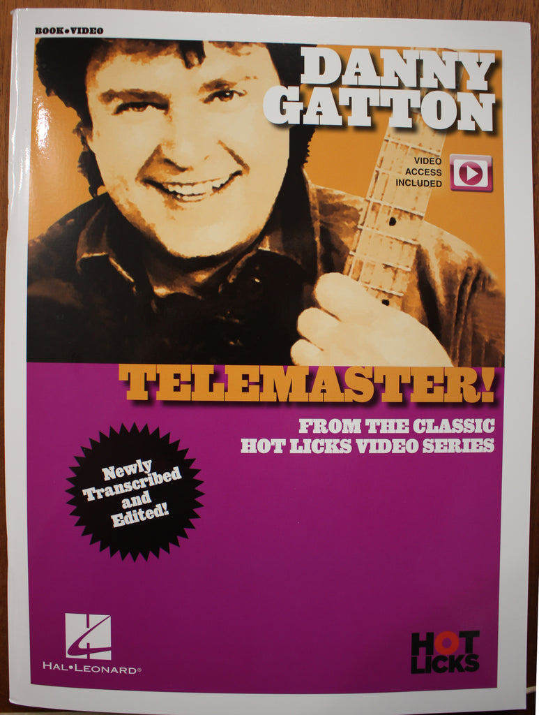 Danny Gatton – Telemaster! Instructional Book Hot Licks Audio Online