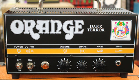 Orange Amplifiers DA15H Dark Terror 15 15W Tube Guitar Amp Head w/Bag