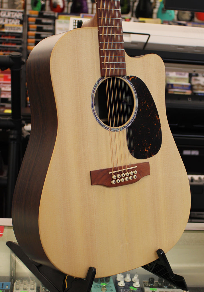 Martin X-Series DC-X2E 12-String Acoustic Electric Guitar Natural w/Gigbag