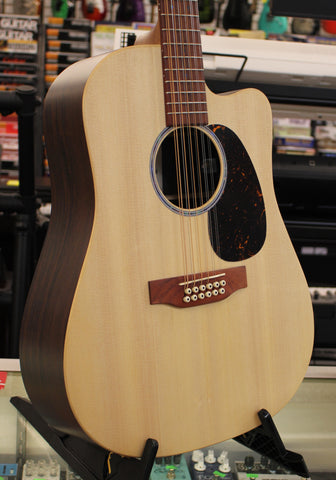 Martin X-Series DC-X2E 12-String Acoustic Electric Guitar Natural w/Gigbag