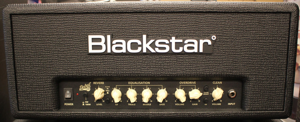 Blackstar Debut 100RH 2-Channel 100-Watt Guitar Amplifier Head Black
