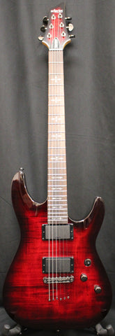 Schecter Demon-6 Electric Guitar Crimson Red Burst