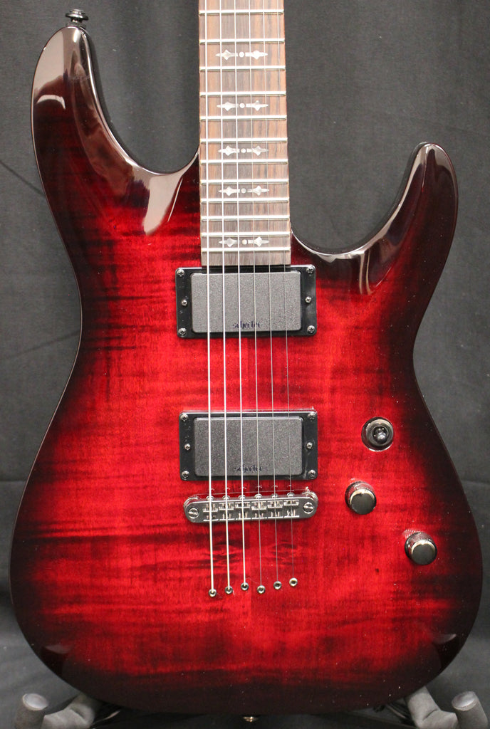 Schecter Demon-6 Electric Guitar Crimson Red Burst