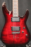 Schecter Demon-6 Electric Guitar Crimson Red Burst