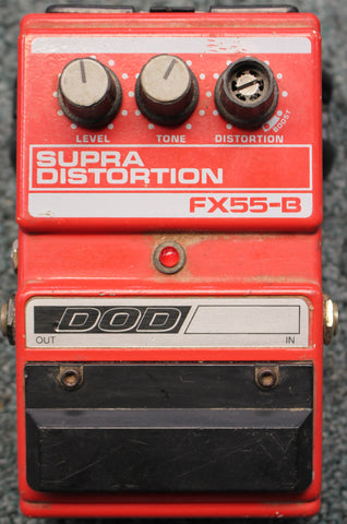 1990's DOD FX55-B Supra Distortion Guitar Effects Pedal